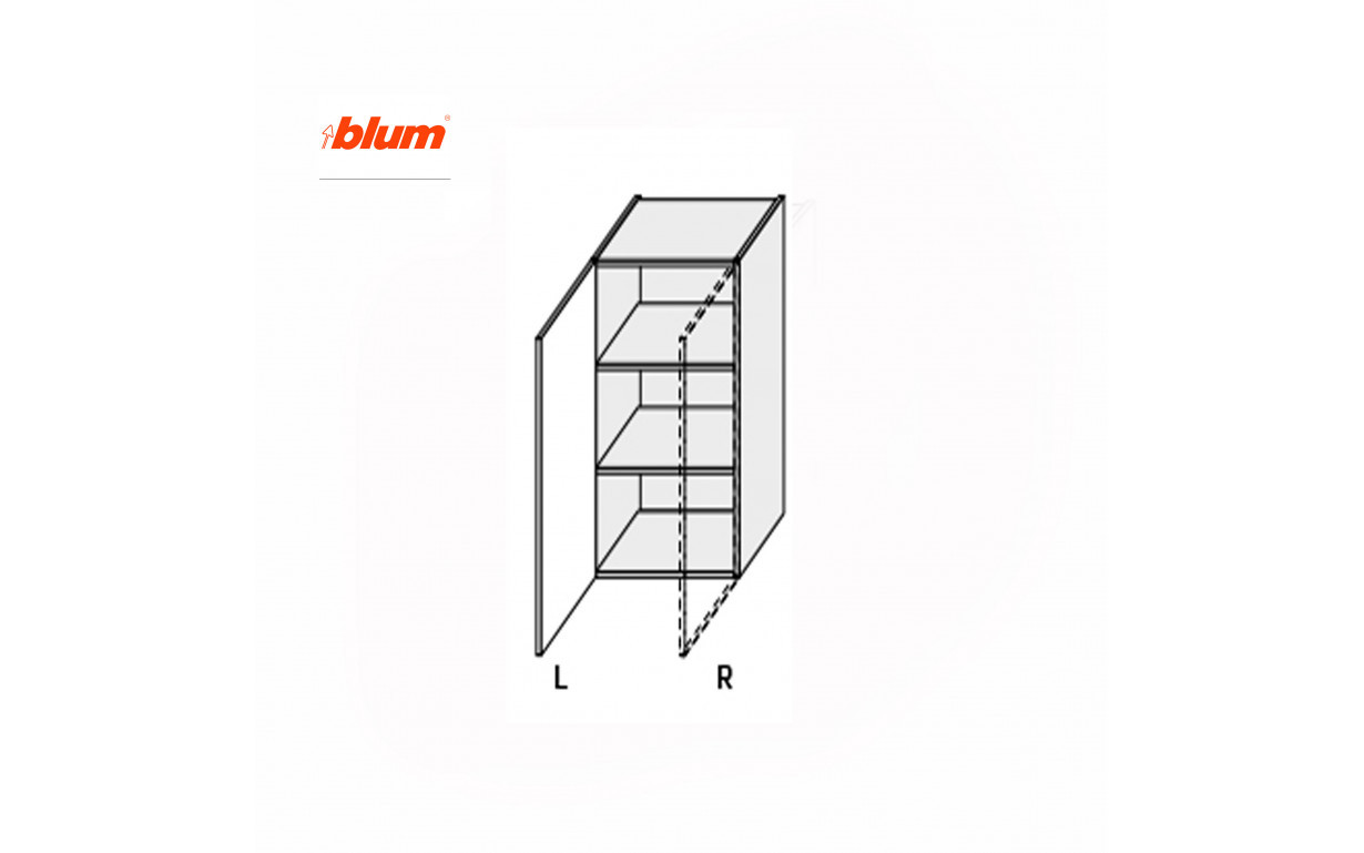 Кухонна секція Міленіум WG верхня 20В/900 1дв Pro Blum ПРАВА - Фото